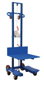 Vestil LLW-242060-4SFL steel winch lite load lifter swivel cast