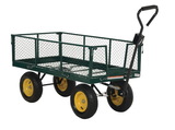 Vestil LSC-2448-4SD landscape cart with fold down side 1k lb
