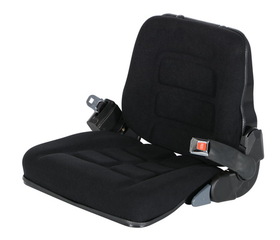 Vestil LTS-C industrial forklift cloth seat-seat belt