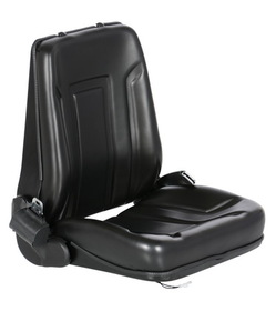 Vestil LTSD-V deluxe forklift vinyl seat w/seat belt