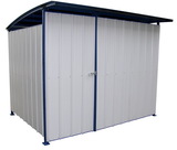 Vestil MDS-96-DR multi-duty shed w/front doors 120 in