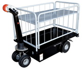 Vestil NE-CART-3 traction drive cart-1 shelfs-side load