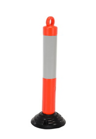 Vestil OPBOL-31 orange plastic bollards 31.5 in height