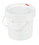 Vestil PAIL-SCR-35-W screw top pail & lid-white 3.5 gallon, Price/EACH
