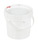 Vestil PAIL-SCR-35-W screw top pail & lid-white 3.5 gallon, Price/EACH