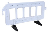 Vestil PBAR-72-W plastic barrier 23 x 79 x 40 white