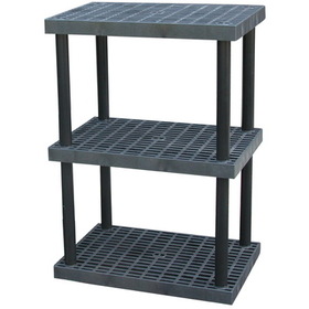 Vestil PBSS-3624-3 plastic bulk shelf&storage 36x24 3 shelf