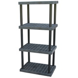 Vestil PBSS-3624-4 plastic bulk shelf&storage 36x24 4 shelf