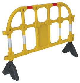 Vestil PHR-Y yellow plastic handrailing section 40in