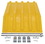 Vestil PLID-H-50-YL yellow poly lid size 0.5 style h hopper, Price/EACH