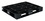 Vestil PLP2-4840-BLACK black plastic pallet 6000 lb 48 x 40, Price/EACH