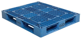 Vestil PLP2-4840-BLUE blue plastic pallet 6000 lb 48 x 40