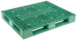 Vestil PLP2-4840-GREEN green plastic pallet 6000 lb 48 x 41