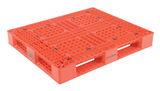 Vestil PLP2-4840-RED red plastic pallet 6000 lb 48 x 40