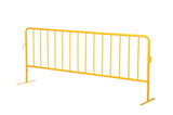 Vestil PRAIL-102-Y-FF yellow barrier w/flat feet