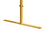 Vestil PRAIL-102-Y-FF yellow barrier w/flat feet, Price/EACH