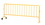 Vestil PRAIL-102-Y-WF yellow barrier w/1 wheel, Price/EACH