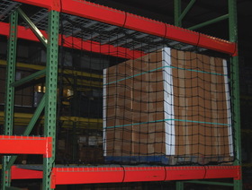 Vestil PRN-99-4 nylon pallet rack netting 99 x 48 in