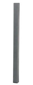 Vestil PVC-A-3-GY gray pvc corner guard w/alum insert 3in
