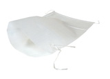Vestil PWB-SAND-W white polypropylene woven parts bag 26in