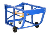 Vestil RDC-60-5-PO rotating drum cart polyolefin 800lb