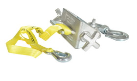 Vestil S-FORK-4/6-SL hoisting hook single fork swivel latch