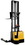 Vestil S3-125-AA stacker dbl mast 125 in adj 3000 lb, Price/EACH