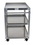 Vestil SCA3-2840 alum service cart w/ three 28x40 shelves, Price/EACH