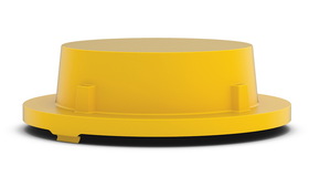 Vestil SCC-65-CVR-YL drum containment lid - yellow