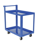 Vestil SCS2-2236 steel service cart two 22 x 36 shelves