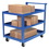 Vestil SCS3-2840 steel service cart three 28 x 40 shelves, Price/EACH
