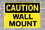 Vestil  SI-C-02-E-AL-080 sign-caution-02 20.5x14.5 aluminum .080