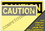 Vestil  SI-C-09-E-AL-063 sign-caution-09 20.5x14.5 aluminum .063