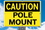 Vestil  SI-C-13-B-AL-080 sign-caution-13 12.5x9.5 aluminum .080