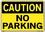 Vestil  SI-C-18-E-AL-040 sign-caution-18 20.5x14.5 aluminum .040