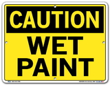 Vestil  SI-C-22-B-AL-080 sign-caution-22 12.5x9.5 aluminum .080