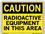 Vestil  SI-C-24-B-AL-080 sign-caution-24 12.5x9.5 aluminum .080