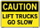 Vestil  SI-C-28-E-AL-080 sign-caution-28 20.5x14.5 aluminum .080