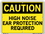 Vestil  SI-C-41-B-AL-080 sign-caution-41 12.5x9.5 aluminum .080