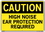 Vestil  SI-C-41-E-AL-063 sign-caution-41 20.5x14.5 aluminum .063