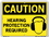 Vestil  SI-C-42-B-AL-080 sign-caution-42 12.5x9.5 aluminum .080