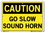 Vestil  SI-C-49-A-AL-063 sign-caution-49 10.5x7.5 aluminum .063