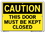 Vestil  SI-C-59-A-AL-040 sign-caution-59 10.5x7.5 aluminum .040