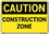 Vestil  SI-C-64-E-AL-063 sign-caution-64 20.5x14.5 aluminum .063