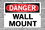 Vestil  SI-D-06-C-AL-040 sign-danger-06 14.5x10.5 aluminum .040