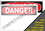 Vestil  SI-D-06-C-AL-040 sign-danger-06 14.5x10.5 aluminum .040