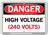 Vestil  SI-D-24-A-AL-040 sign-danger -24 10.5x7.5 aluminum .040