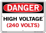 Vestil  SI-D-24-C-AL-040 sign-danger-24 14.5x10.5 aluminum .040