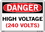Vestil  SI-D-24-E-AL-040 sign-danger-24 20.5x14.5 aluminum .040