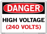 Vestil  SI-D-24-E-AL-063 sign-danger-24 20.5x14.5 aluminum .063